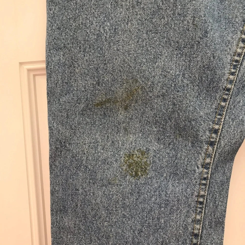 Vintage Lee mom/dad jeans stains on front as shown vintage size 18w/P - Picture 5 of 10